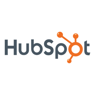 Logo of HubSpot, a leading marketing, sales, and service software platform. services