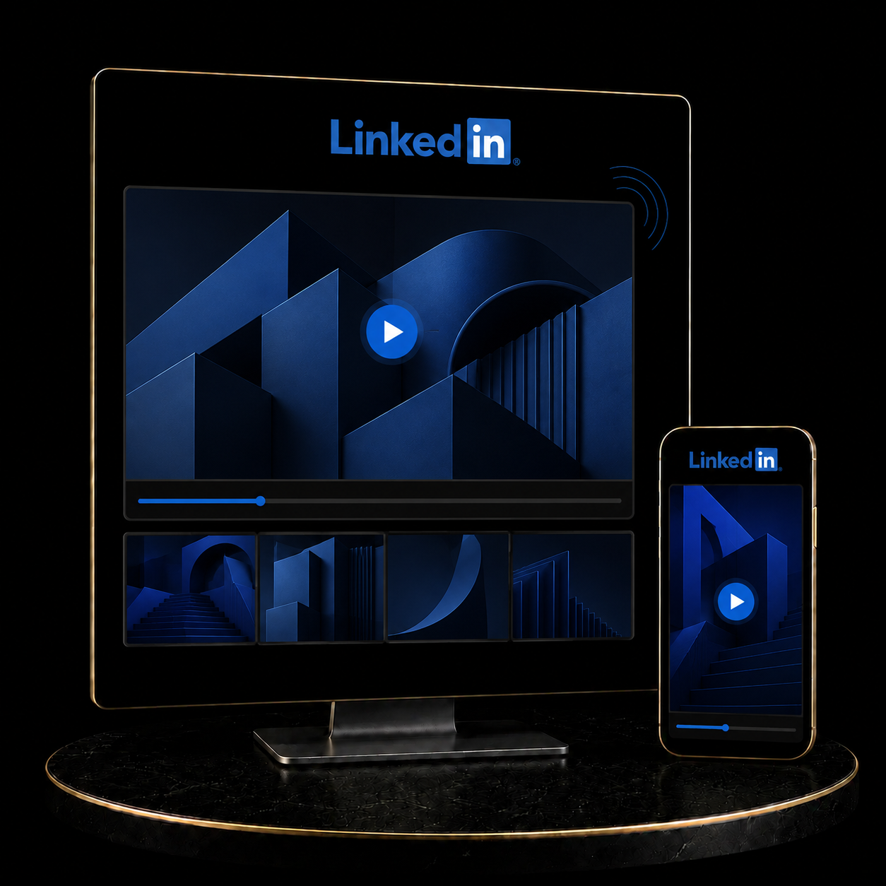 LinkedIn Video &amp; Brand Awareness Campaign Setup service by KizilCo