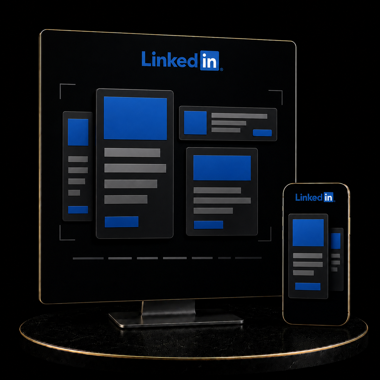 LinkedIn Text &amp; Dynamic Ads Campaign Setup service by KizilCo