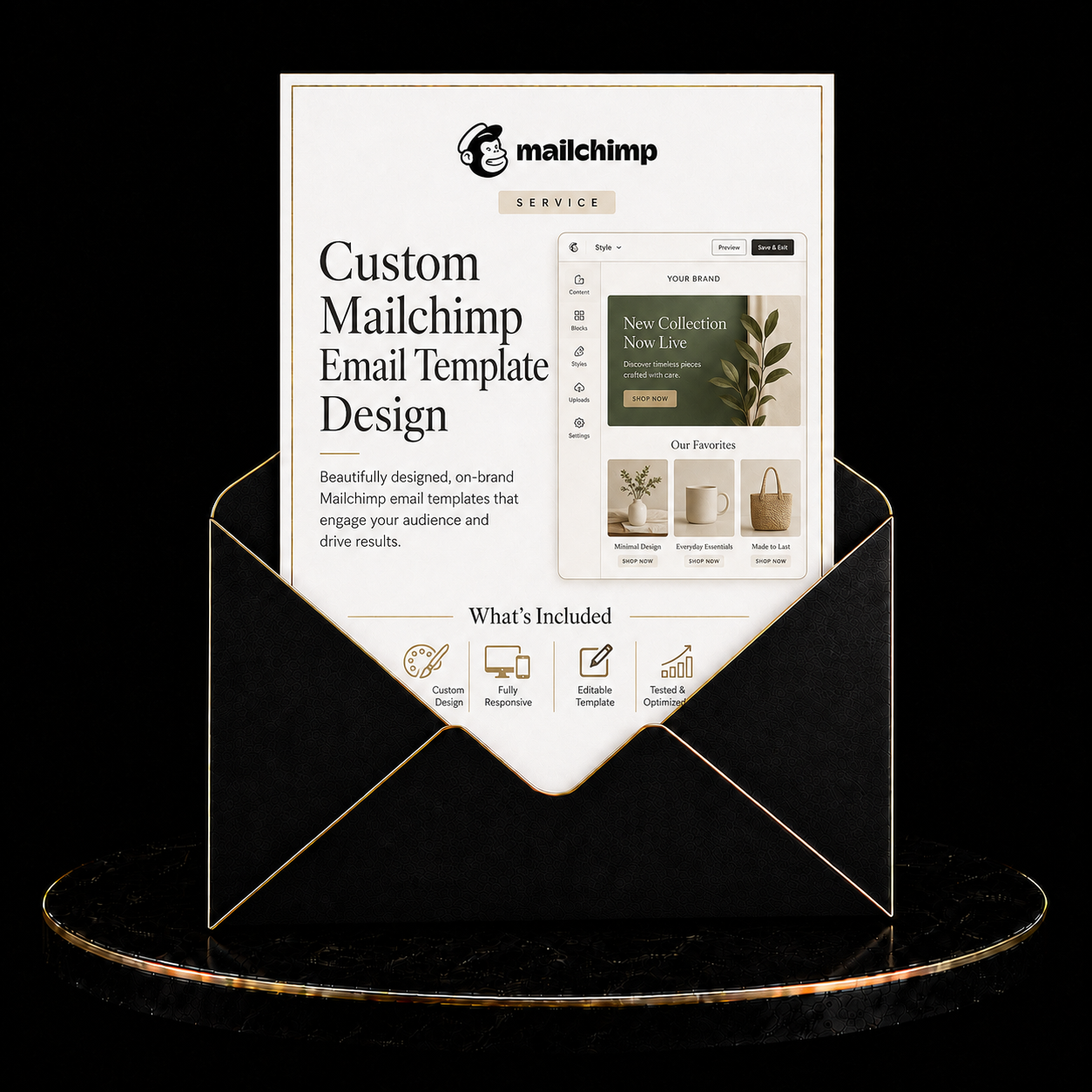 Custom Mailchimp Email Template Design