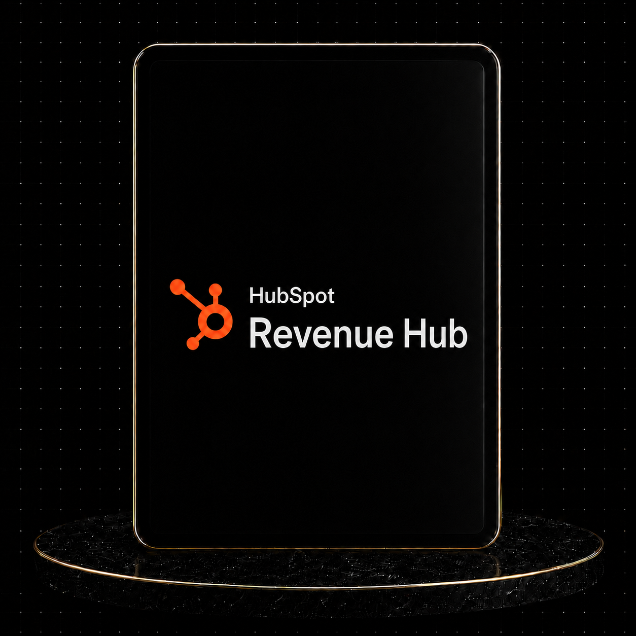 HubSpot Revenue Hub Setup product image featuring the HubSpot logo and Revenue Hub branding.