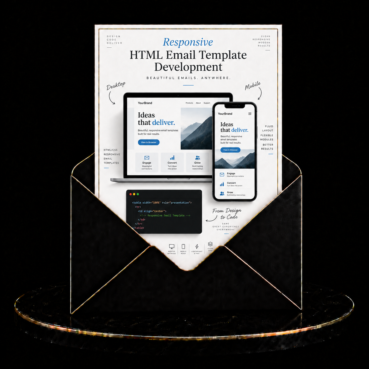 Responsive HTML Email Template Development