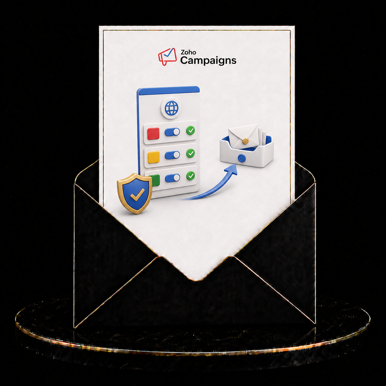 Zoho Campaigns Sending Domain Authentication &amp; Deliverability Setup