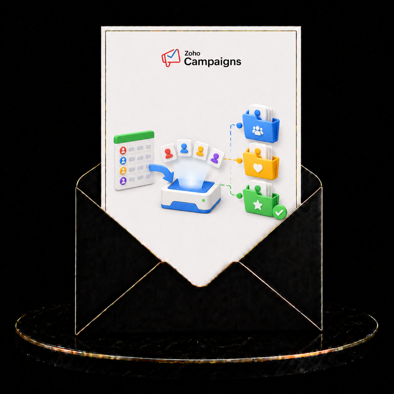 Zoho Campaigns Contact Import &amp; List Organization